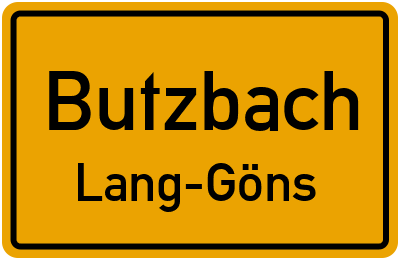 Straßenverzeichnis Butzbach Lang-Göns