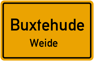 Straßenverzeichnis Buxtehude Weide