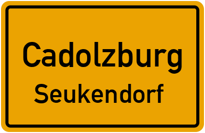 Straßenverzeichnis Cadolzburg Seukendorf