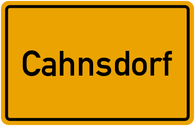 Cahnsdorf in Brandenburg