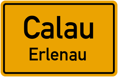 Straßenverzeichnis Calau Erlenau