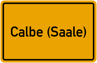 Branchenbuch Calbe (Saale), Sachsen-Anhalt