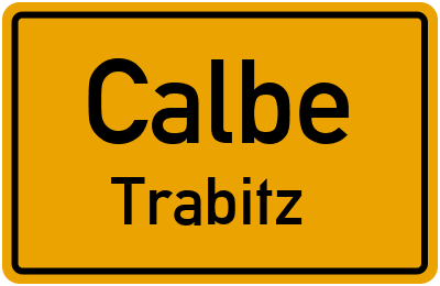 Straßenverzeichnis Calbe Trabitz