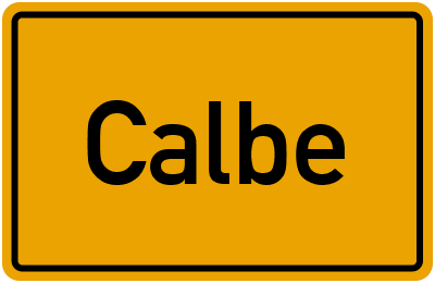 Branchenbuch Calbe, Sachsen-Anhalt