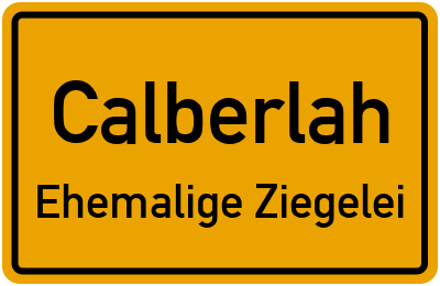 Straßenverzeichnis Calberlah Ehemalige Ziegelei