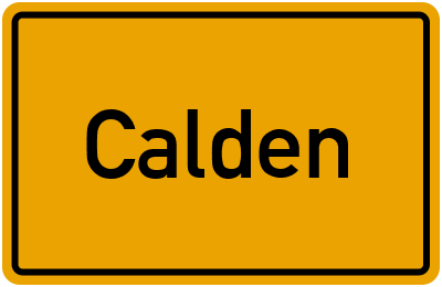 Wo liegt Calden?