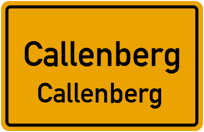 Straßenverzeichnis Callenberg Callenberg