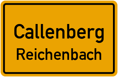 Straßenverzeichnis Callenberg Reichenbach