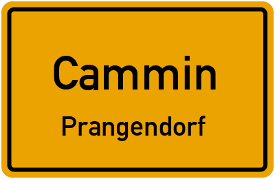 Straßenverzeichnis Cammin Prangendorf