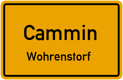 Straßenverzeichnis Cammin Wohrenstorf