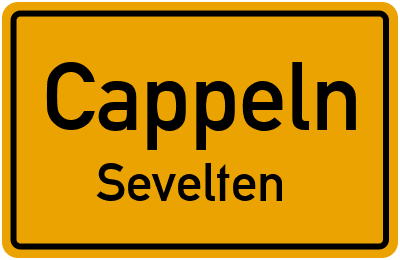 Straßenverzeichnis Cappeln Sevelten