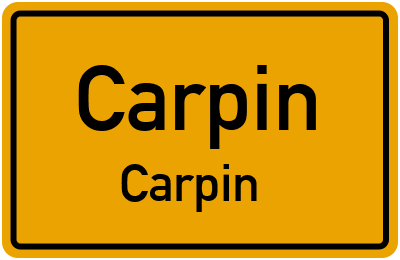 Straßenverzeichnis Carpin Carpin