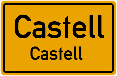 Straßenverzeichnis Castell Castell