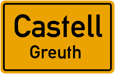 Straßenverzeichnis Castell Greuth