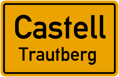 Straßenverzeichnis Castell Trautberg