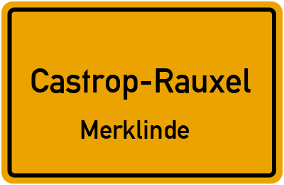 Straßenverzeichnis Castrop-Rauxel Merklinde