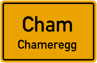 Straßenverzeichnis Cham Chameregg
