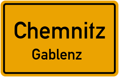 Straßenverzeichnis Chemnitz Gablenz