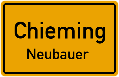 Straßenverzeichnis Chieming Neubauer