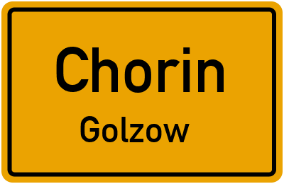 Straßenverzeichnis Chorin Golzow