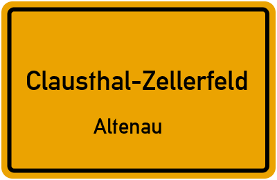 Straßenverzeichnis Clausthal-Zellerfeld Altenau