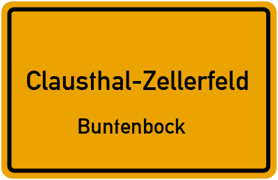 Straßenverzeichnis Clausthal-Zellerfeld Buntenbock