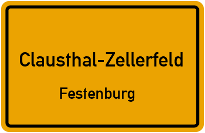 Straßenverzeichnis Clausthal-Zellerfeld Festenburg
