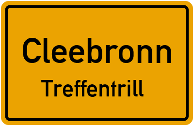 Straßenverzeichnis Cleebronn Treffentrill