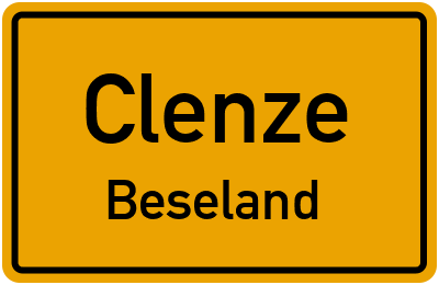 Straßenverzeichnis Clenze Beseland