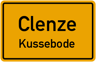 Straßenverzeichnis Clenze Kussebode