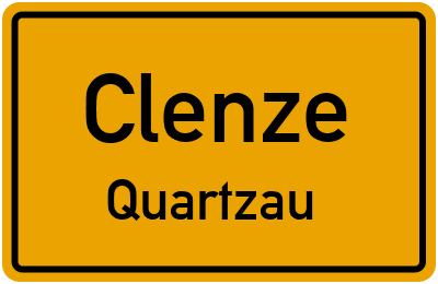 Straßenverzeichnis Clenze Quartzau