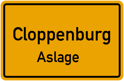 Straßenverzeichnis Cloppenburg Aslage