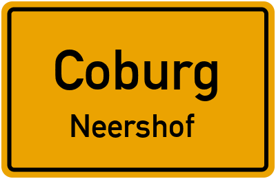 Straßenverzeichnis Coburg Neershof