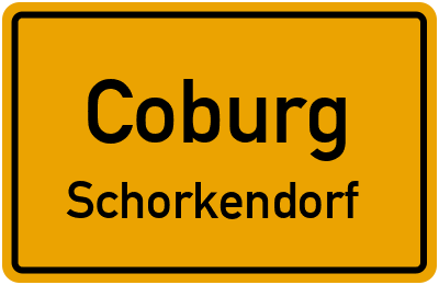 Straßenverzeichnis Coburg Schorkendorf