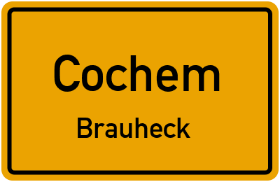 Straßenverzeichnis Cochem Brauheck