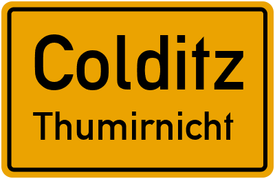 Straßenverzeichnis Colditz Thumirnicht