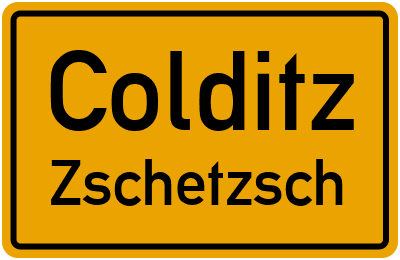 Straßenverzeichnis Colditz Zschetzsch