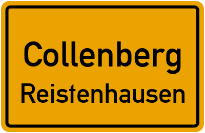 Ortsschild Collenberg Reistenhausen