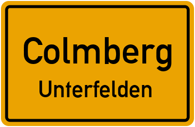 Straßenverzeichnis Colmberg Unterfelden