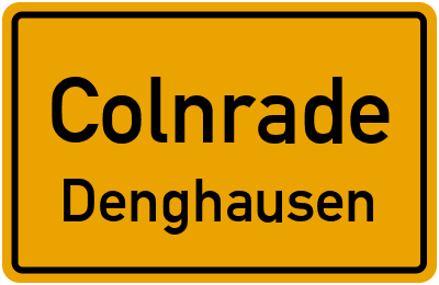 Straßenverzeichnis Colnrade Denghausen