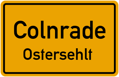 Straßenverzeichnis Colnrade Ostersehlt