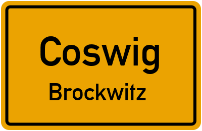 Straßenverzeichnis Coswig Brockwitz
