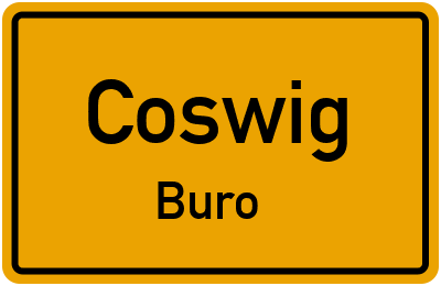 Straßenverzeichnis Coswig Buro
