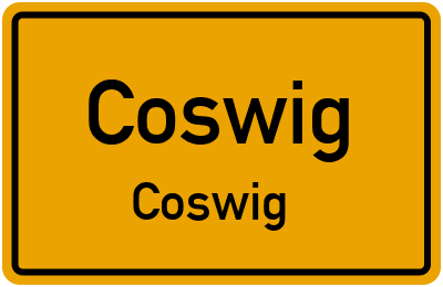Straßenverzeichnis Coswig Coswig