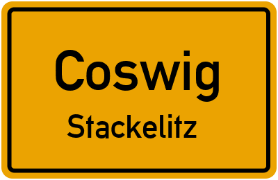 Straßenverzeichnis Coswig Stackelitz