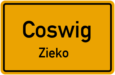 Straßenverzeichnis Coswig Zieko