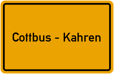 Branchenbuch Cottbus - Kahren, Brandenburg