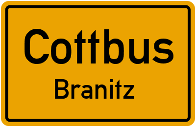Straßenverzeichnis Cottbus Branitz