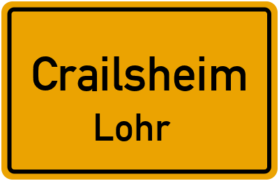 Straßenverzeichnis Crailsheim Lohr