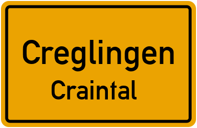 Straßenverzeichnis Creglingen Craintal